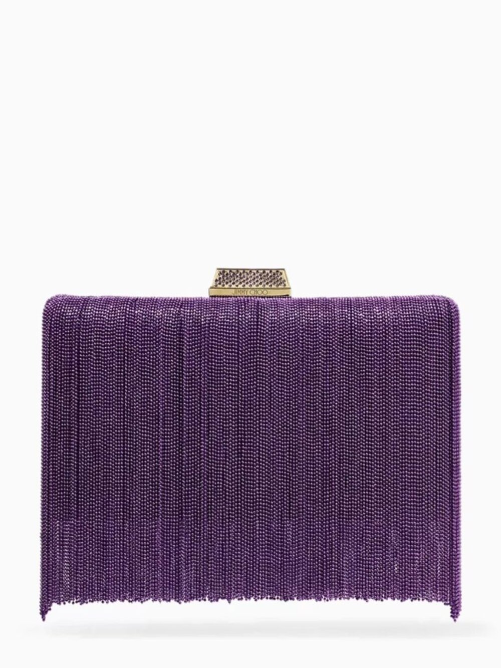 JIMMY CHOO  Clemmie Fringed Clutch Bag